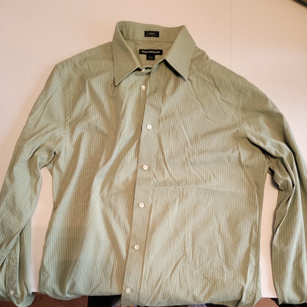 Mens large Express design studio shirt modern fit.